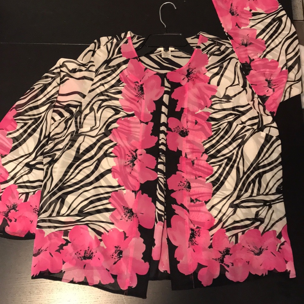 Black white fancy jacket